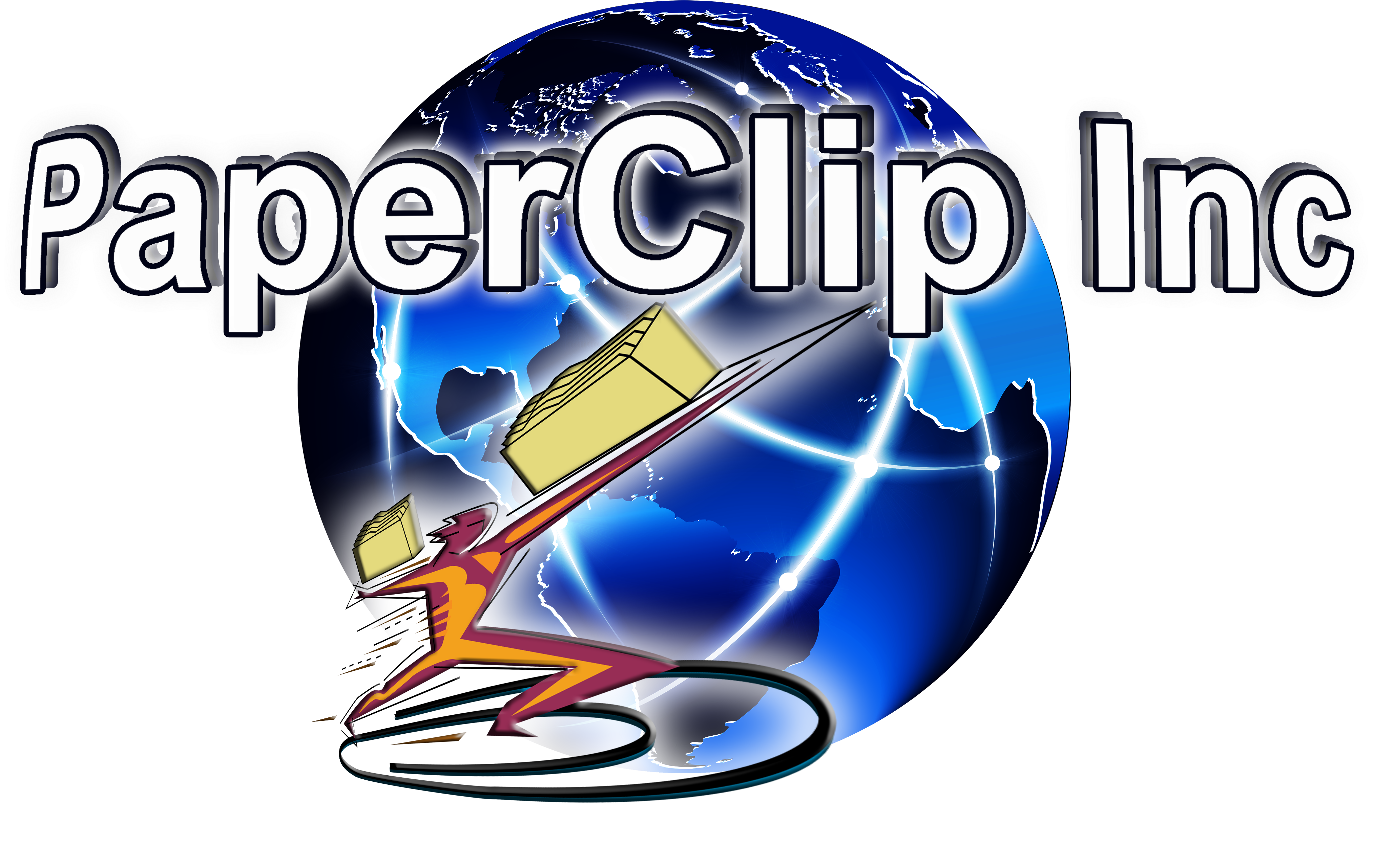 Bluesun Partners With Paperclip Bringing A New Document - Graphic Design - Png Download (4800x3293), Png Download