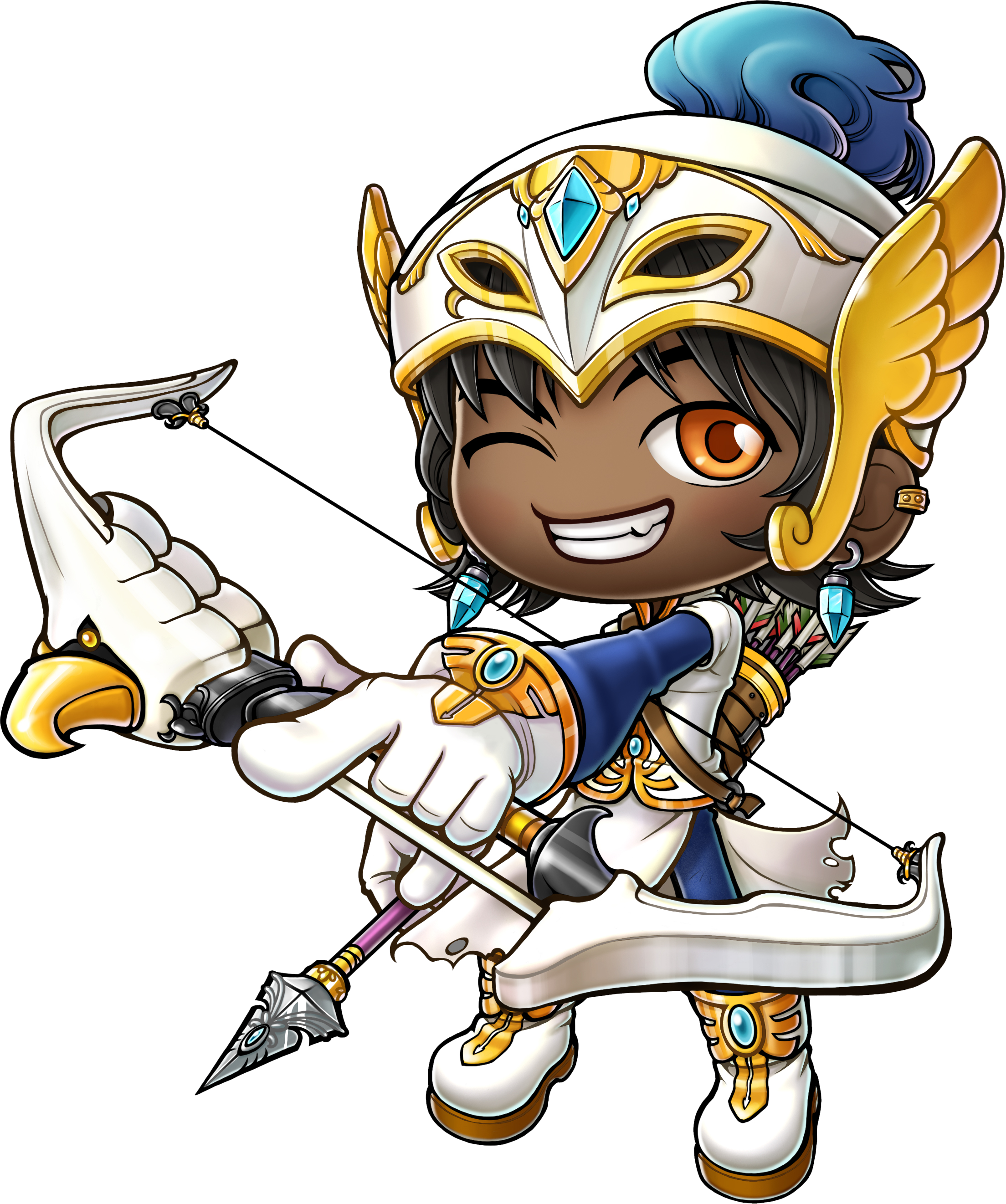 Shakar96 - Maplestory Archer Clipart (2208x2643), Png Download