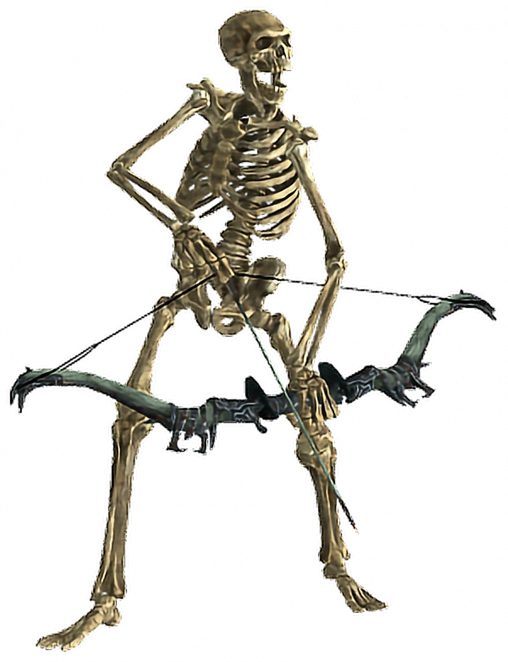 Skeleton Sticker - Skyrim Skeleton Clipart (1024x1335), Png Download