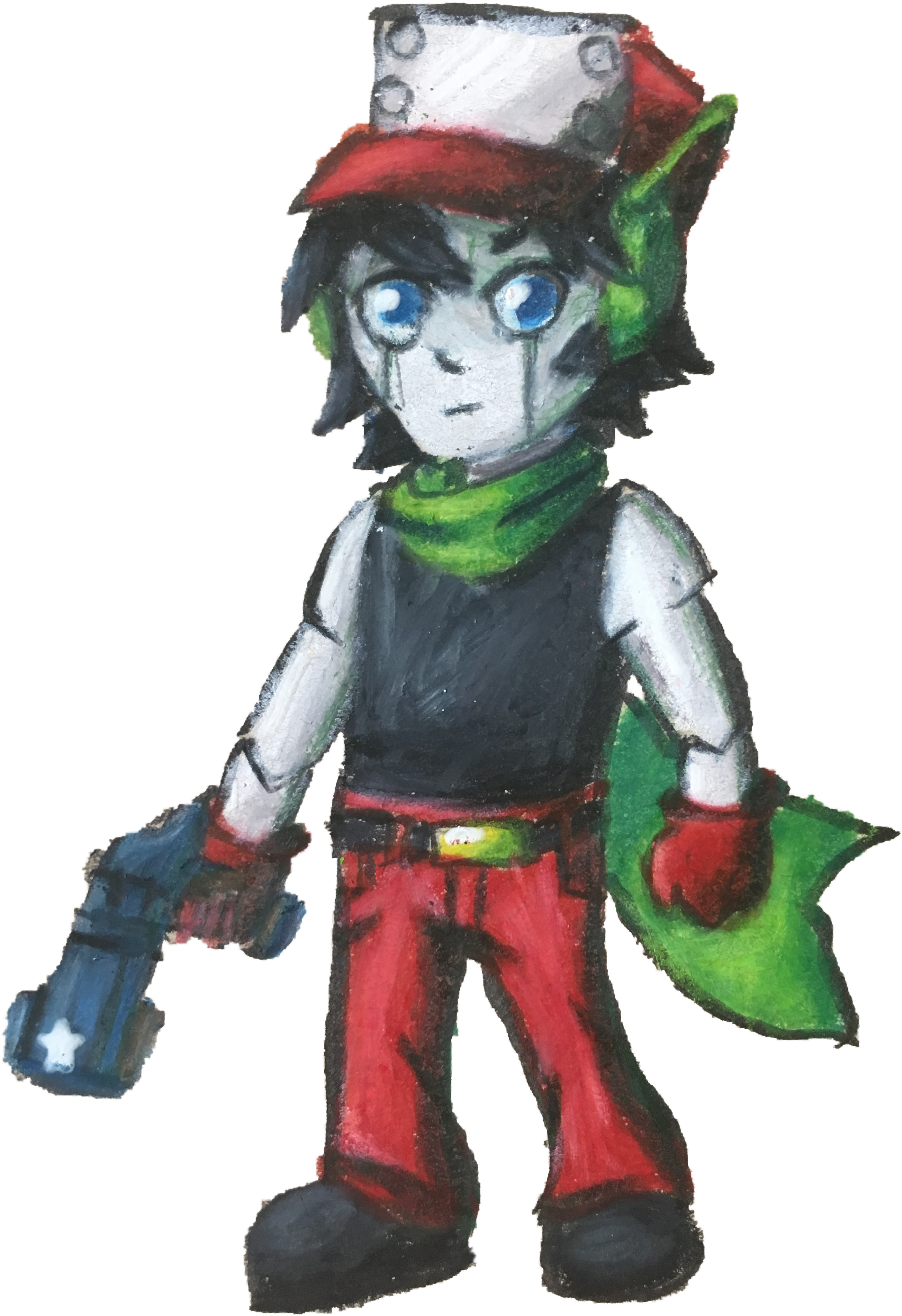 'quote Cave Story Sticker' Sticker By Sugardragon15 Clipart (2606x3801), Png Download