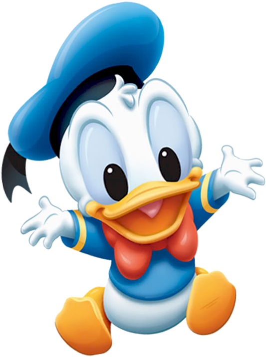 Baby Donald Open Arms Baby Donald Duck Png Clipart Large Size Png Image Pikpng