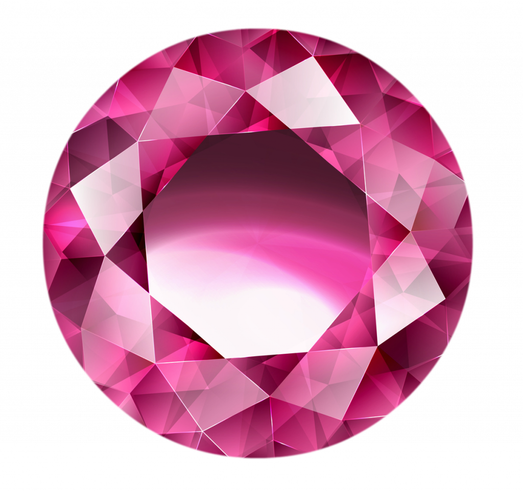 Ruby Png Transparent - Pink Ruby Png Clipart (1024x962), Png Download