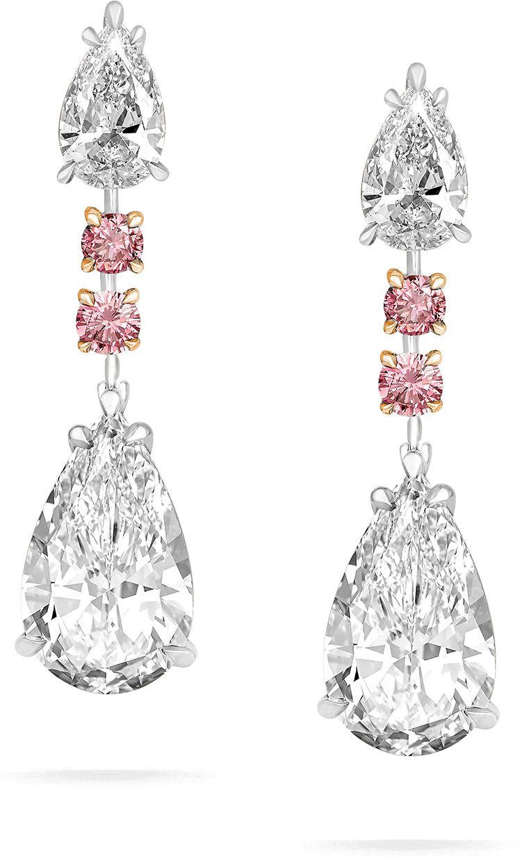 Important White Diamond Earrings - Earrings Clipart (1500x1500), Png Download