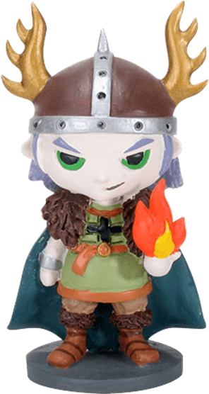 Loki Mini Norse Statue - Figurine Clipart (555x555), Png Download