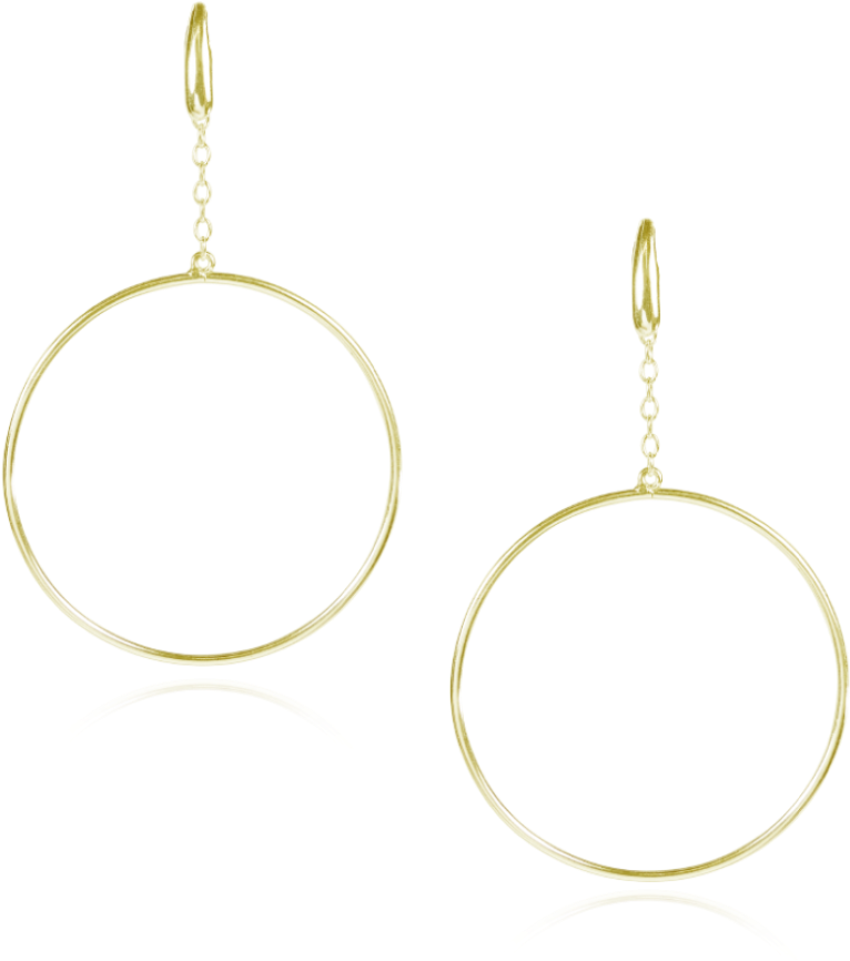 Hoop Earrings Png Clipart (870x1110), Png Download
