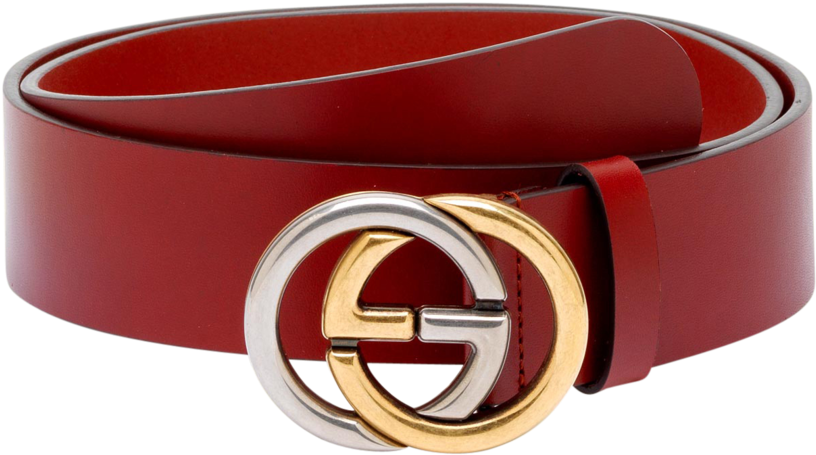 Share This Image - Red Gucci Belt For Man Clipart (1000x499), Png Download
