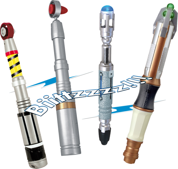 Sonic Screwdriver Wave 3 Cdu Assortment - 8th Doctor Sonic Screwdriver Clipart (700x664), Png Download