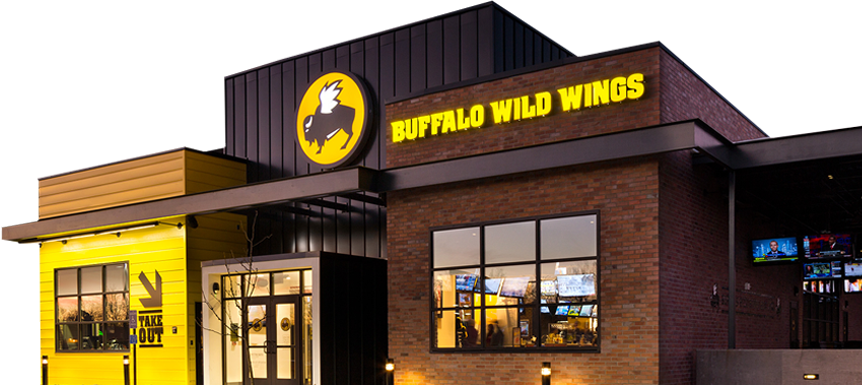 Buffalo Wild Wings Clipart (862x385), Png Download