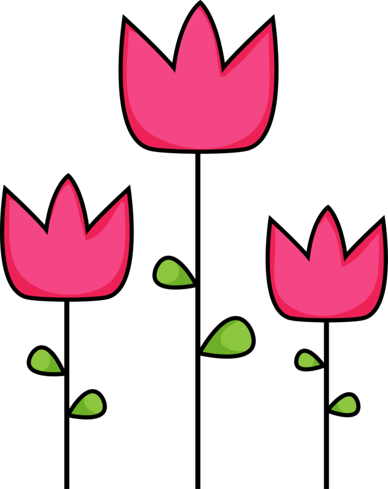 Pink Tulip Png Image Clipart - Tulip Clip Art Png Transparent Png (796x1003), Png Download