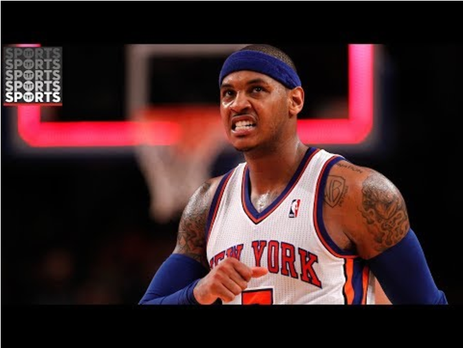 Espn Ranked Carmelo Anthony Behind Lonzo Ball And People - New York Knicks Clipart (896x504), Png Download