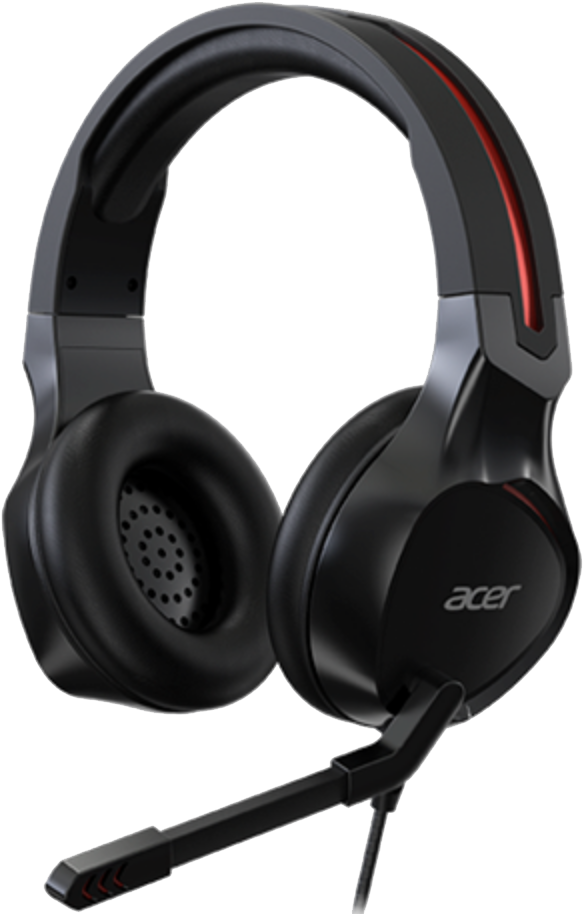 Budget Gaming Headset - Acer Nitro Gaming Headset Clipart (589x918), Png Download