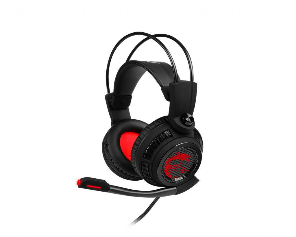 Headsets Gaming Gear Ds502 Gaming Headset - Headset Gaming Msi Clipart (1024x820), Png Download