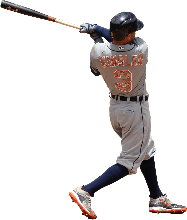 Detroit Tigers Ian Kinsler - Ian Kinsler Warstic Bat Clipart (751x885), Png Download