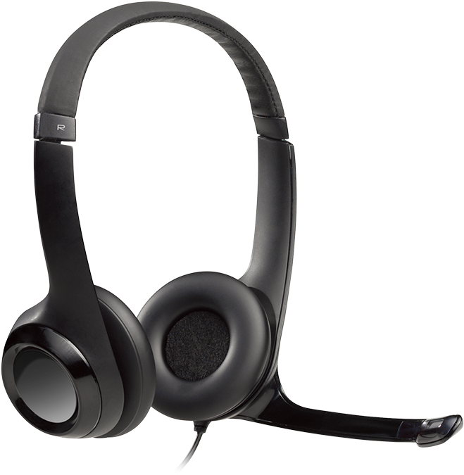 Logitech Usb Headset Clipart (800x687), Png Download