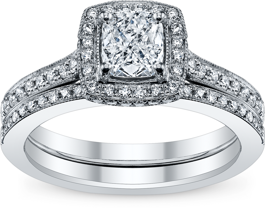 As Seen On The Steve Harvey Show A Beautiful Cushion - Real Diamond Ring With Price Clipart (1200x1100), Png Download