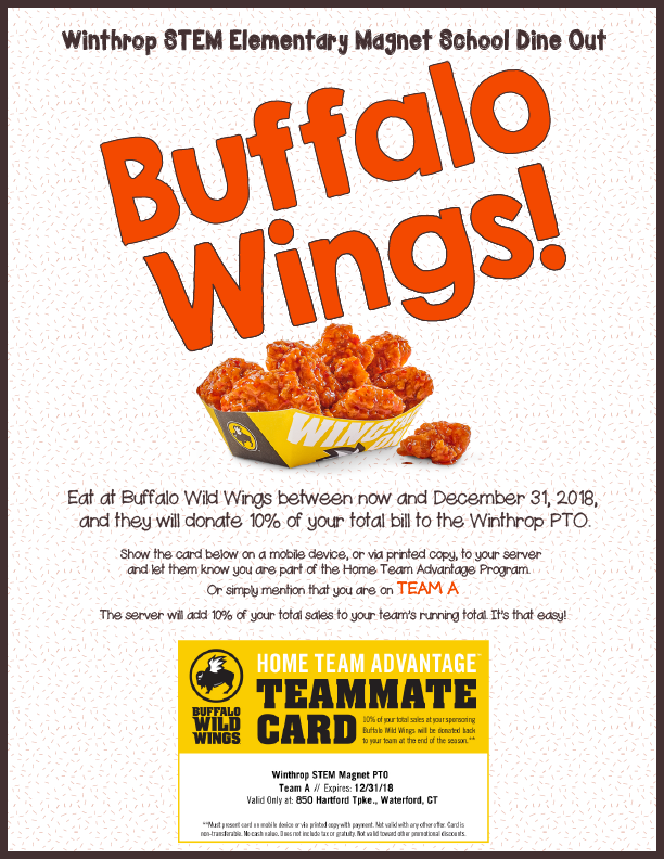Click Here To Download The Flyer - Buffalo Wild Wings Clipart (612x792), Png Download