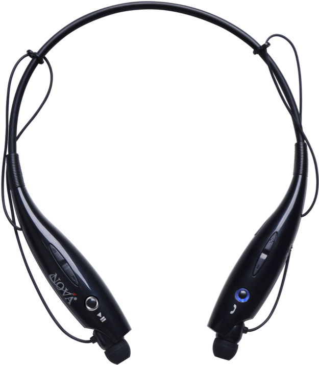 Bh-100 Neckband Bluetooth Stereo Headset - Nova Bh 100 Clipart (660x725), Png Download