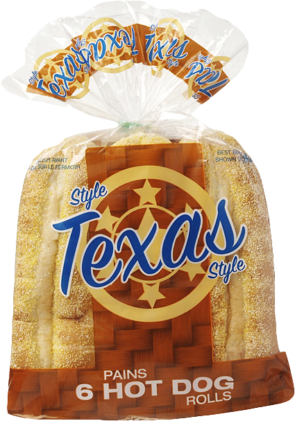Hot Dog Texas - Texas Hot Dog Buns Clipart (531x640), Png Download