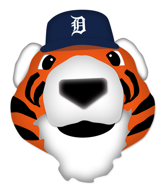 Detroit Tigersverified Account - Cartoon Clipart (800x800), Png Download
