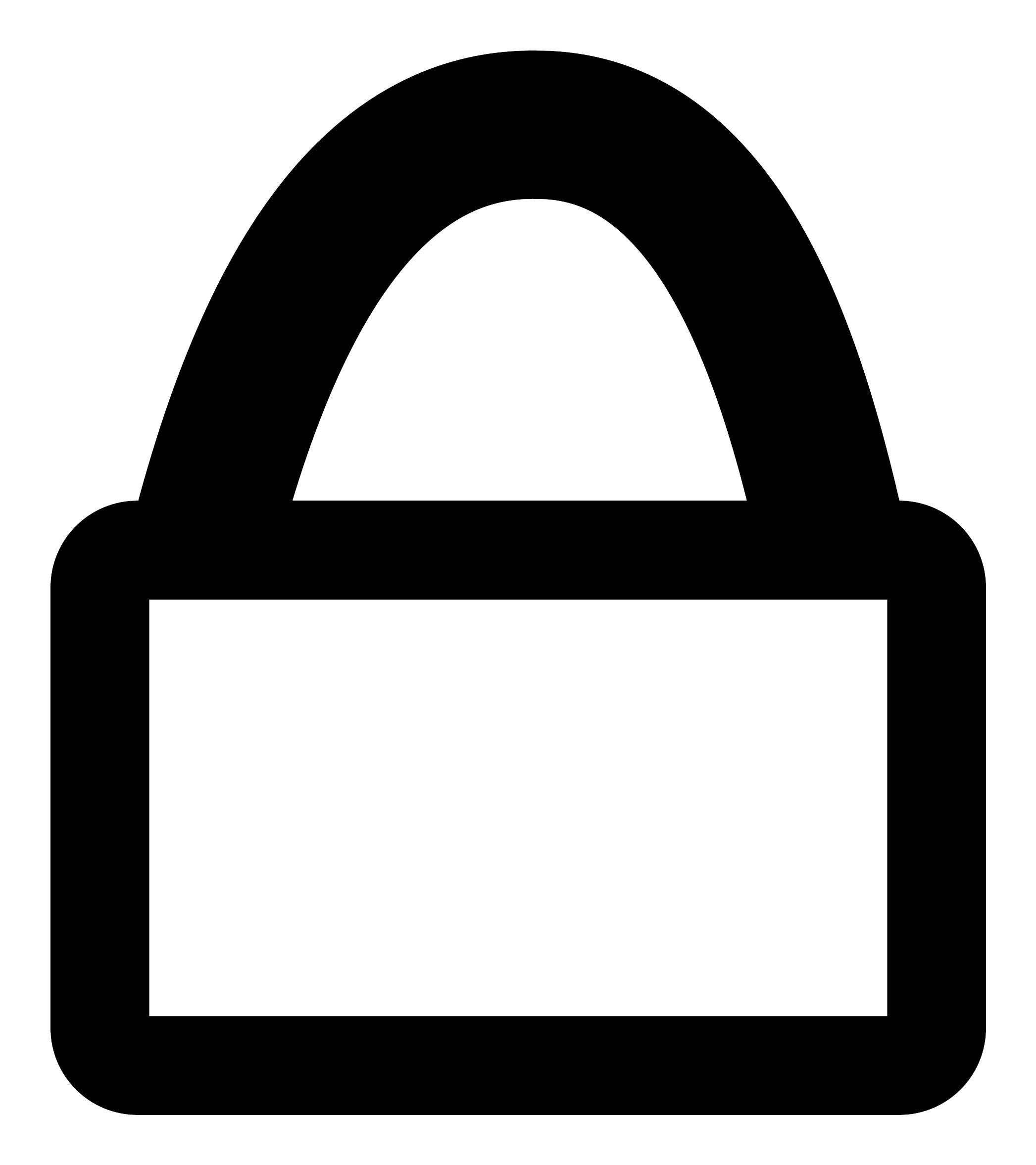 This Free Icons Png Design Of Mono Lock Clipart (2400x2400), Png Download