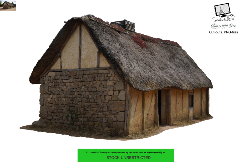 House Png - Medieval House Puy Du Fou Clipart (1024x682), Png Download