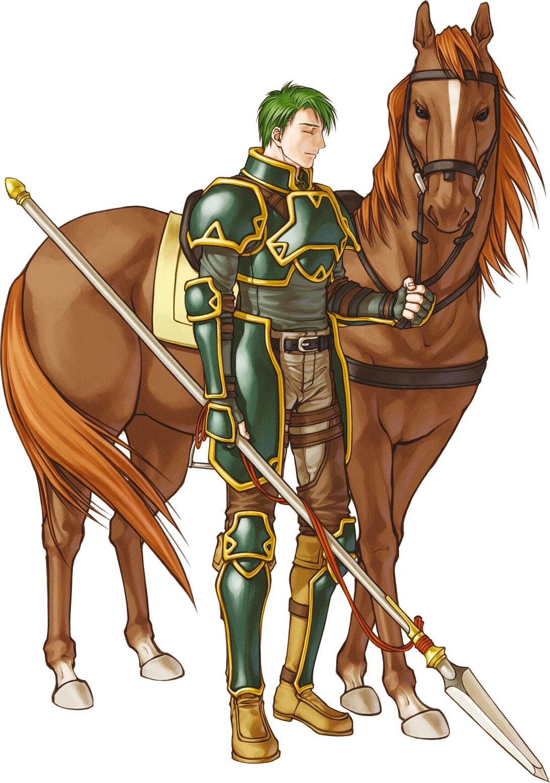 Fire Emblem Path Of Radiance Oscar Clipart (1093x1555), Png Download