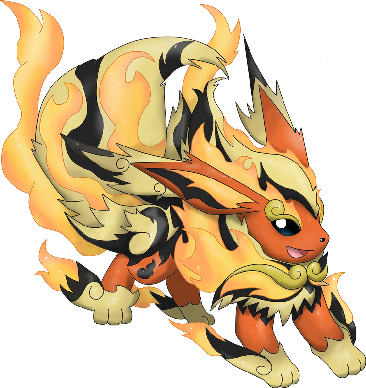 Pokemon Shiny Flareon Clipart (754x800), Png Download