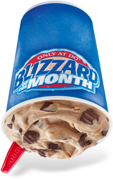 Salted Caramel Truffle Blizzard® Treat - Dairy Queen Pumpkin Pie Blizzard 2017 Clipart (600x600), Png Download