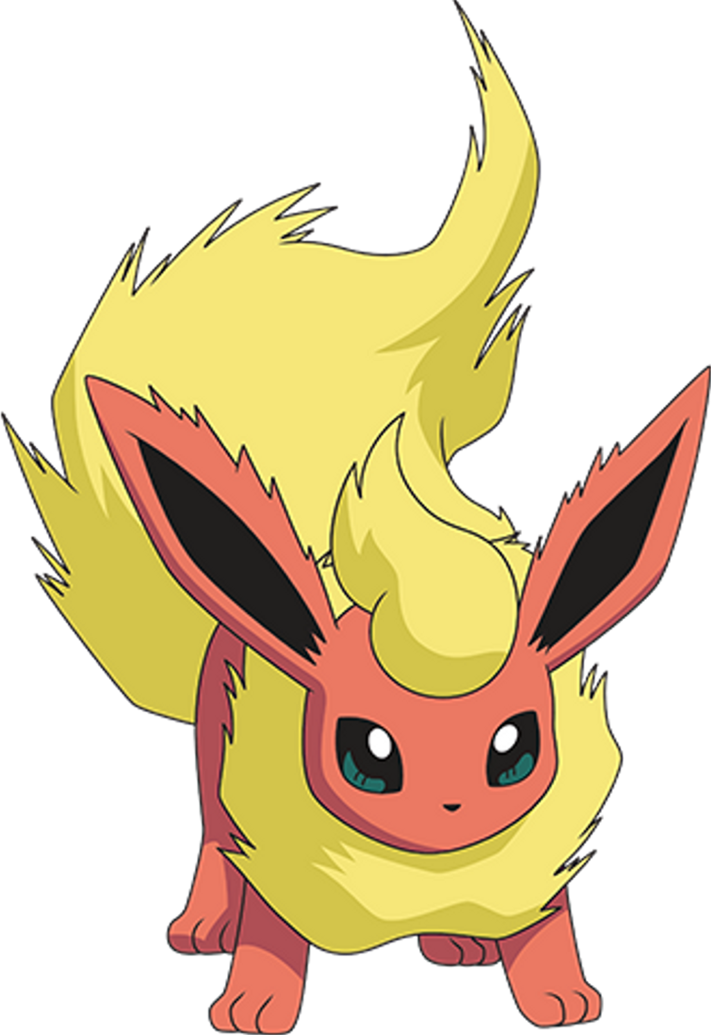 Flareon Sticker - บู ส เตอร์ โปเก ม่อน Clipart (1024x1490), Png Download