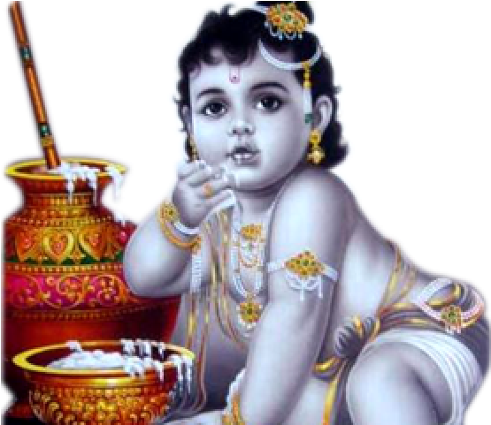 Baby Lord Krishna Images Free Download Clipart (640x480), Png Download