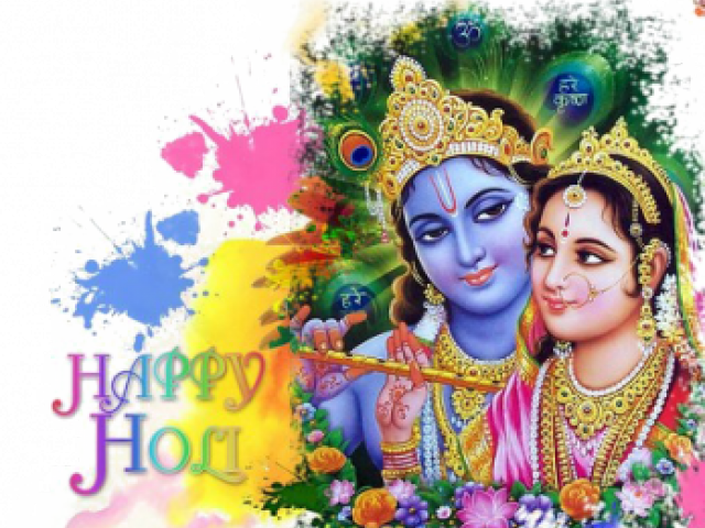 Radha Krishna Hd Png Clipart (640x480), Png Download
