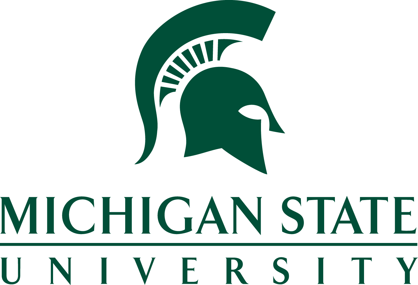 Michigan State Logo Png - Michigan State School Logo Clipart (1363x929), Png Download