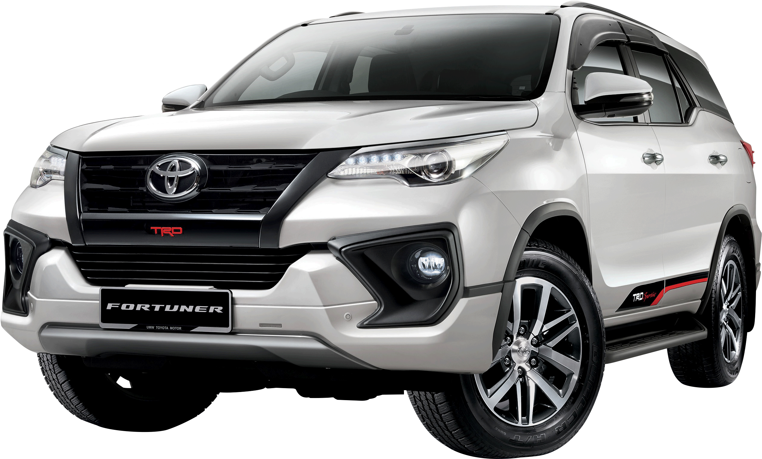 Download - Toyota Fortuner Facelift 2019 Clipart (2873x1962), Png Download