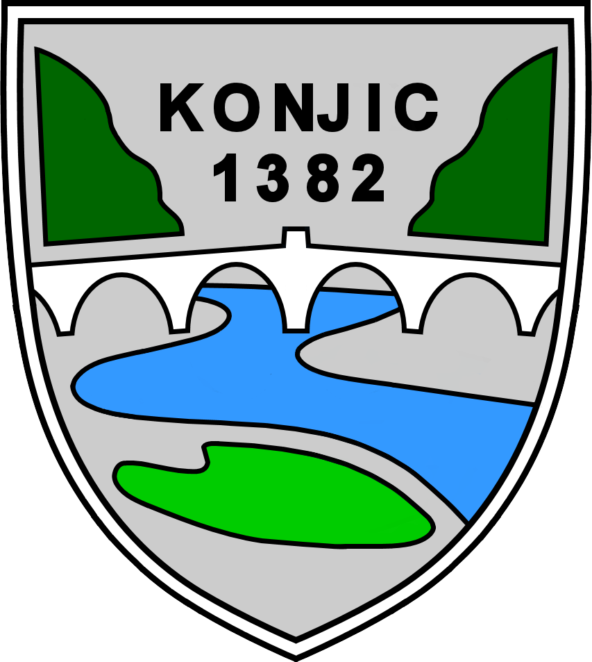 Konjic Bosnia Coa - Konjic Clipart (853x953), Png Download