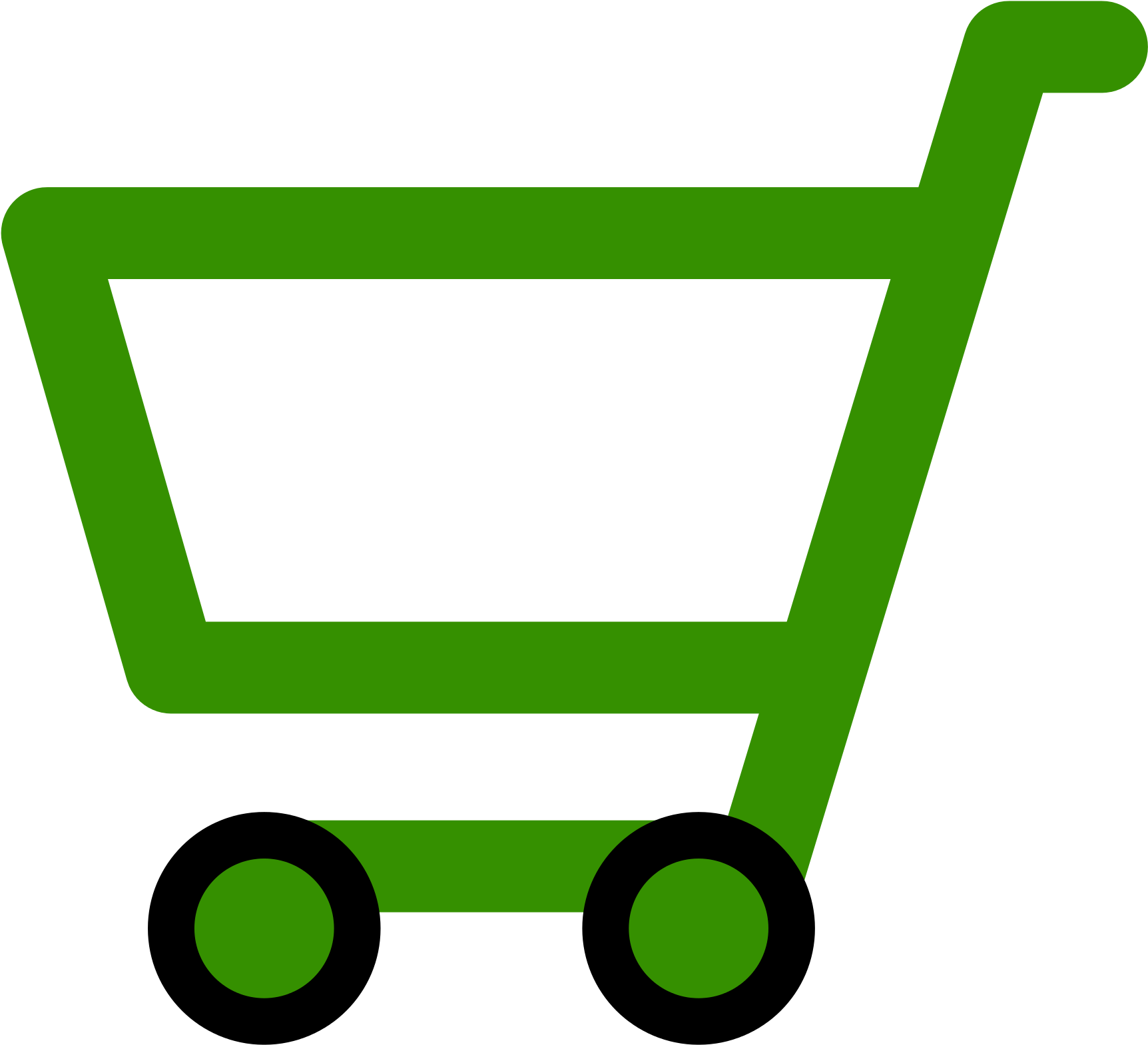 Online Shopping Cart Logo Png - Shopping Cart Icon Green Clipart (2000x1638), Png Download