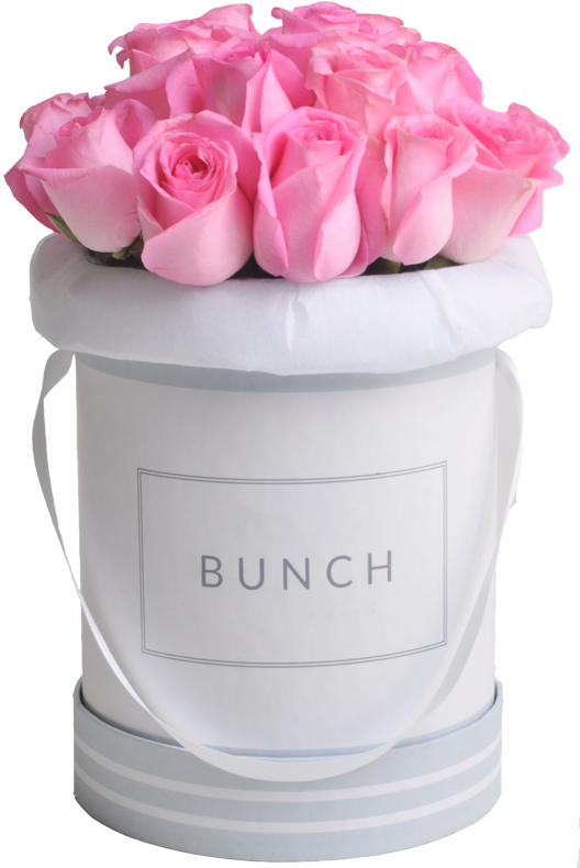 Pink Rose Bunch Clipart (800x800), Png Download