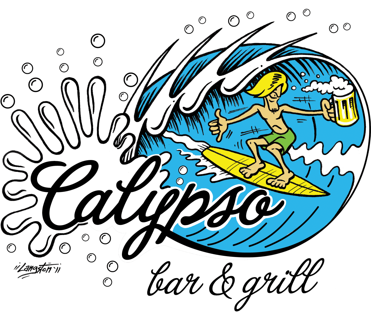 Mobirise - " - Calypso Bar Clipart (1254x1083), Png Download