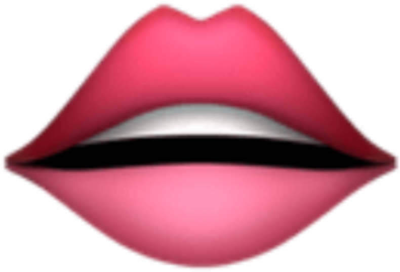 Emoji Whatsapp Png Beso - Emoji 👄 Clipart (1024x1024), Png Download