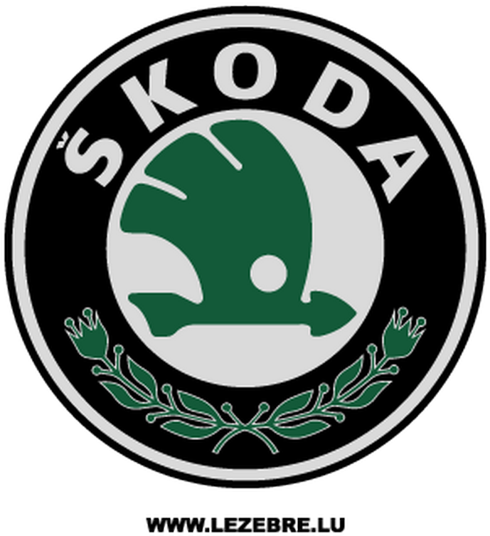 Sticker Skoda Logo Couleur - Skoda Logo Clipart (800x800), Png Download