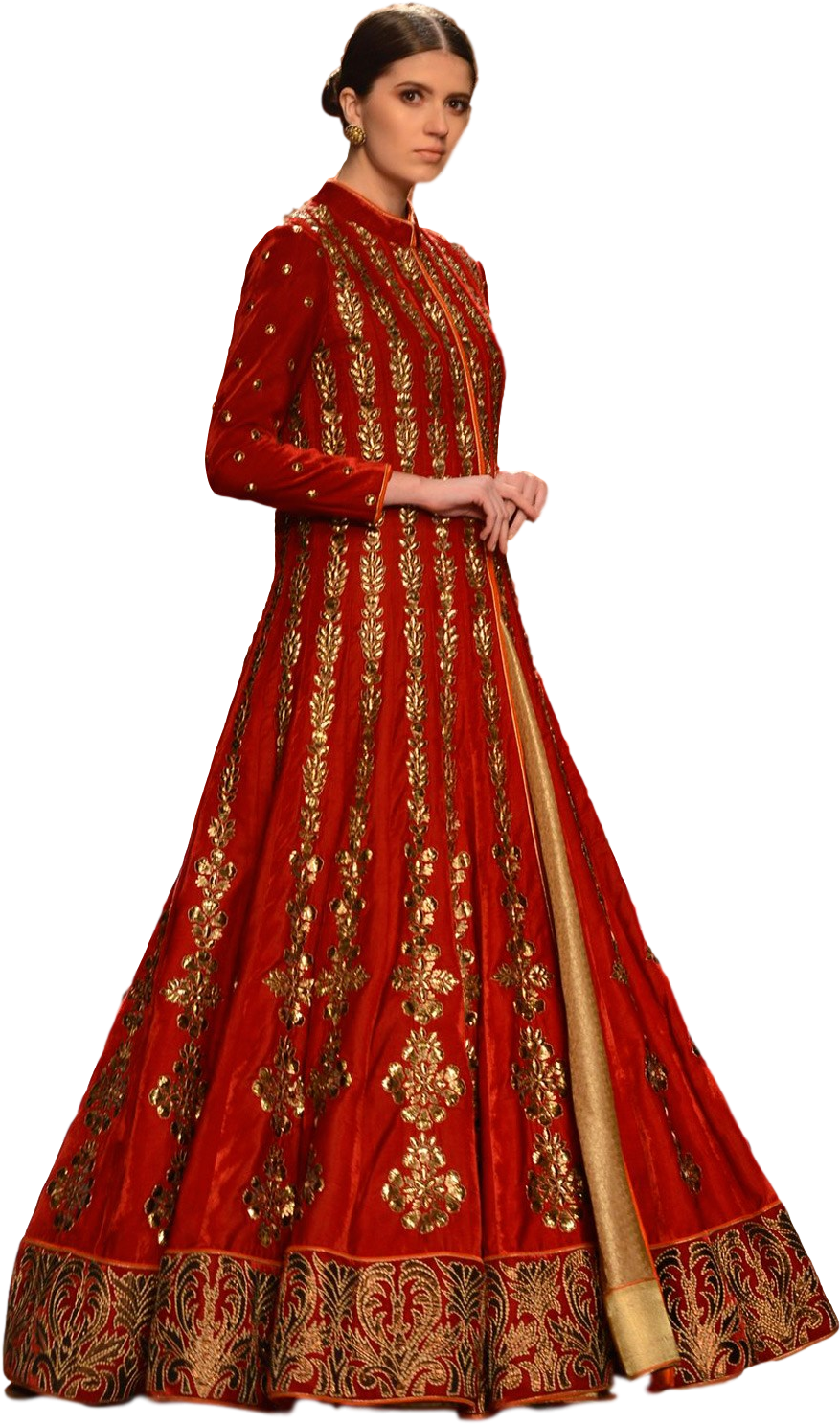 Red Color Jacket Lehenga In Velvet Lehenga Choli Png Clipart Large Size Png Image Pikpng