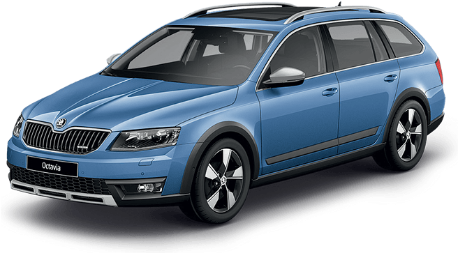 Skoda Png - Skoda Octavia Scout Transparent Clipart (709x495), Png Download