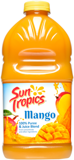 Mango Juice - Sun Tropics Mango Juice Costco Clipart (562x566), Png Download