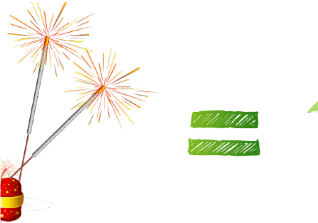 Rocket Clipart Cracker - Fireworks - Png Download (640x480), Png Download