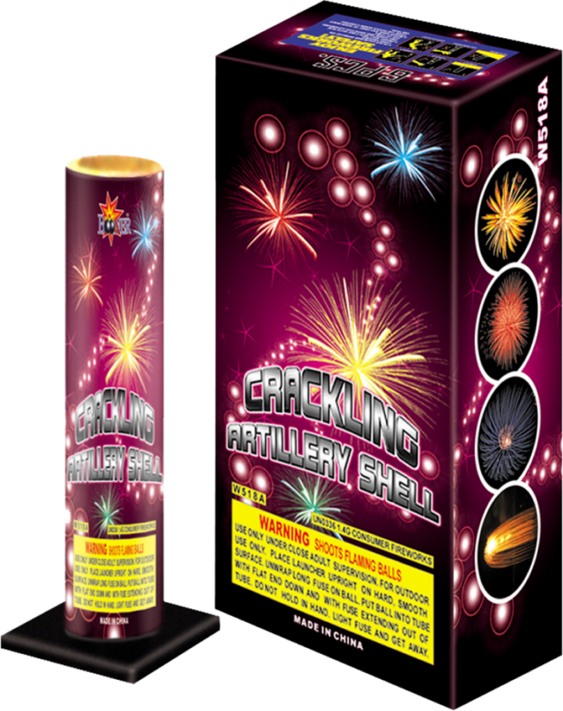 Crackling Artillery Shell***sold Out*** - Artillery Shells Fireworks For Sale Clipart (811x1024), Png Download