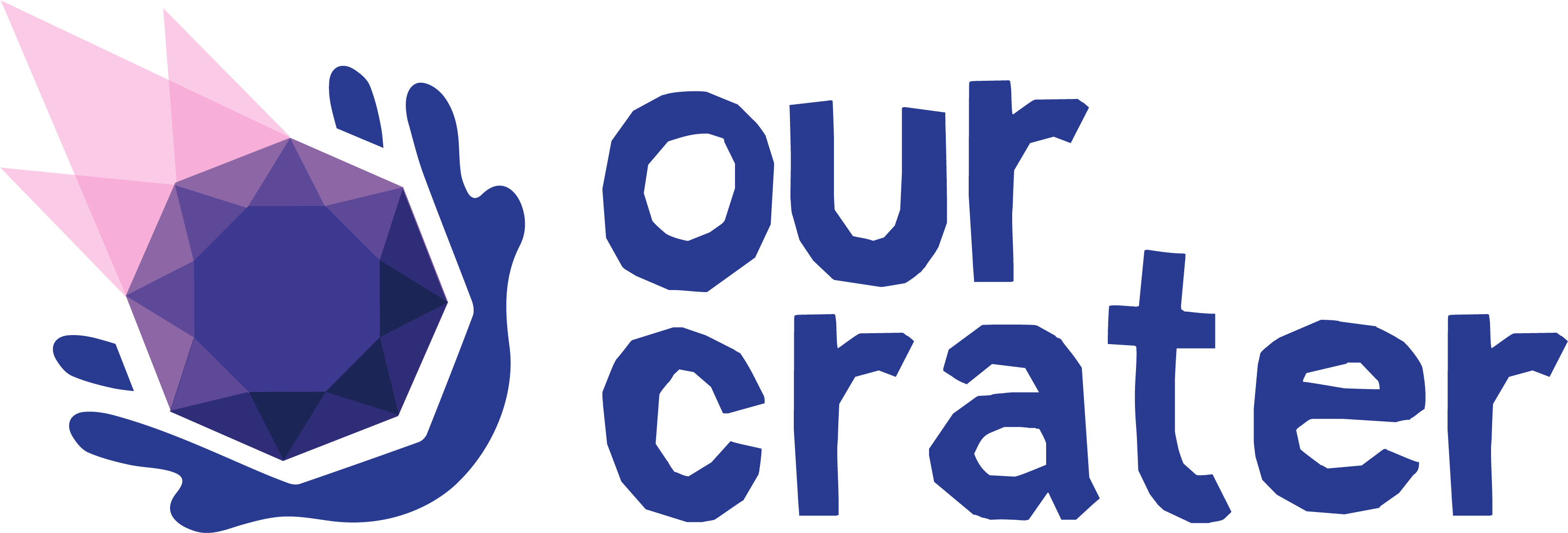 Logo Logo - Crater Logo Clipart (3362x1305), Png Download