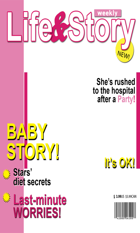 Magazine Cover Png Photo - Magazine Cover Template Png Clipart (480x800), Png Download
