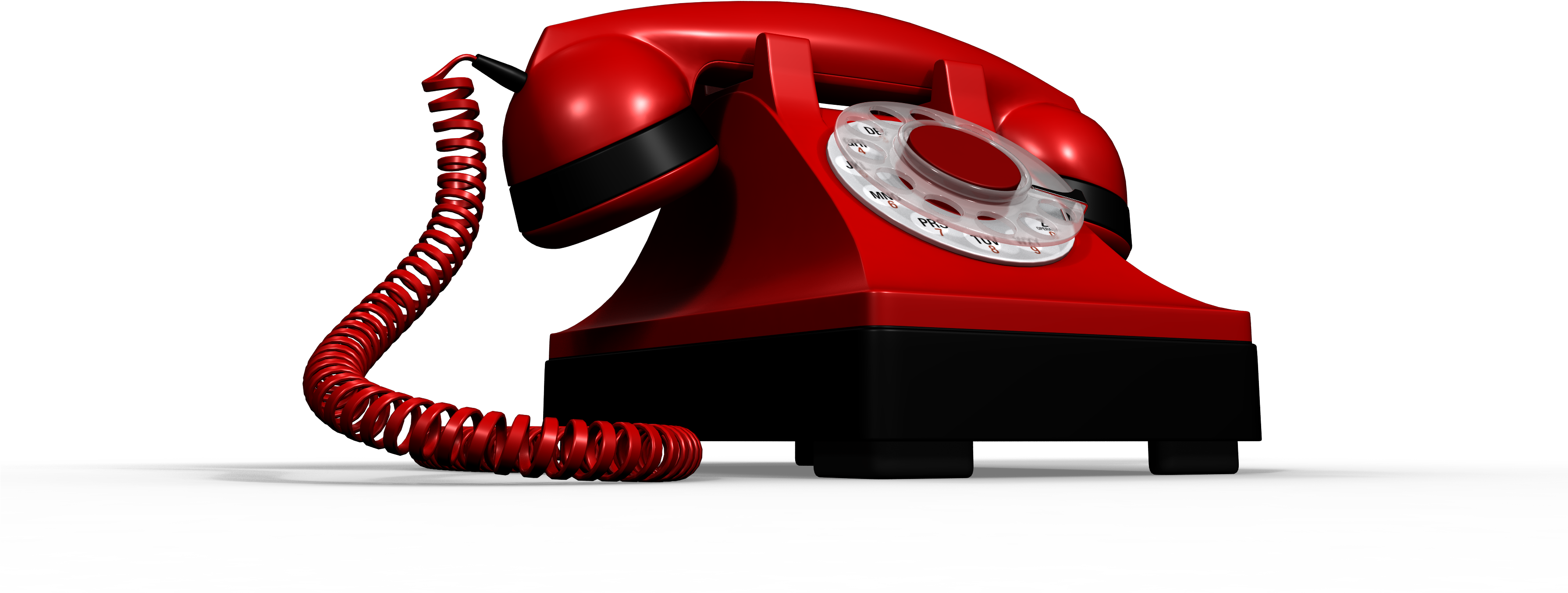 Compartir - Telefono De Disco Png Clipart (3576x1436), Png Download