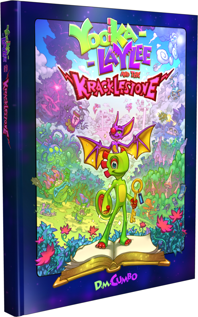 Front Cover Design - Yooka Laylee And The Kracklestone Clipart (640x1026), Png Download