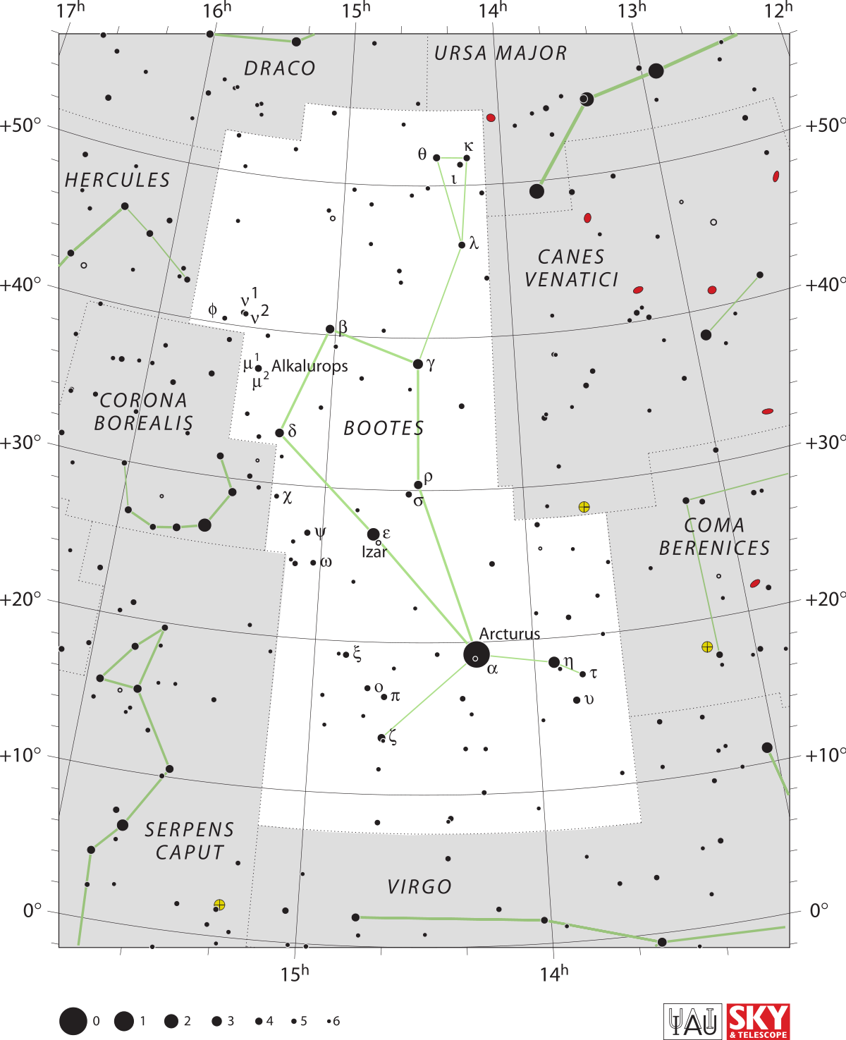1200 X 1475 3 - Bootes Constellation Star Chart Clipart (1200x1475), Png Download