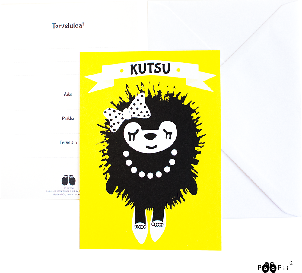 Invitation Card, Siiri - Illustration Clipart (1000x1000), Png Download